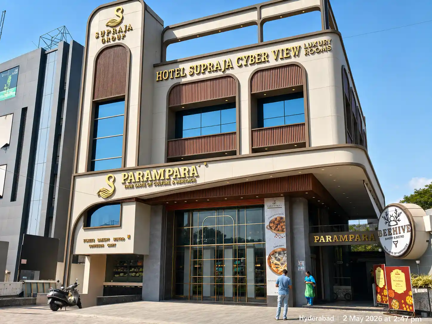 Hotel in Madhapur Hyderabad at Hotel Supraja Cyber View